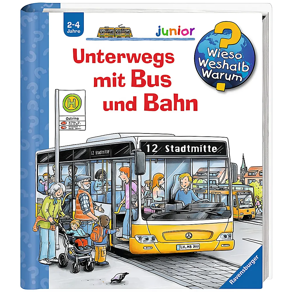 Ravensburger Wieso Weshalb Warum junior Unterwegs mit Bus und Bahn Nr.63