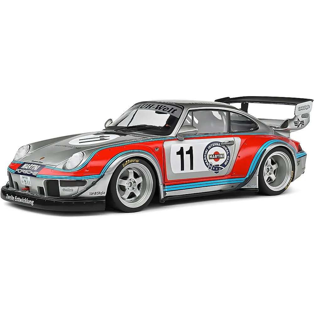 Solido 1:18 Porsche RWB Bodykit Martini Grau