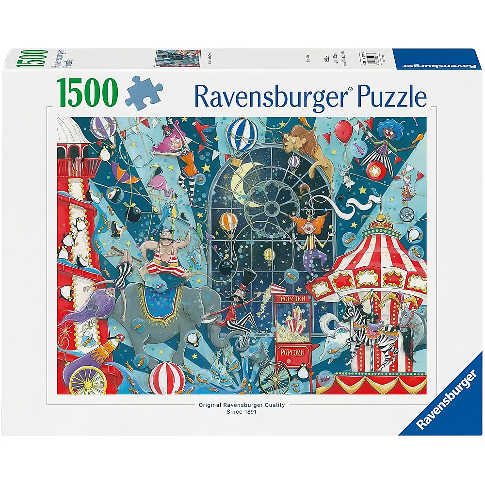 Ravensburger Puzzle Willkommen beim Zirkus - 1500 Teile