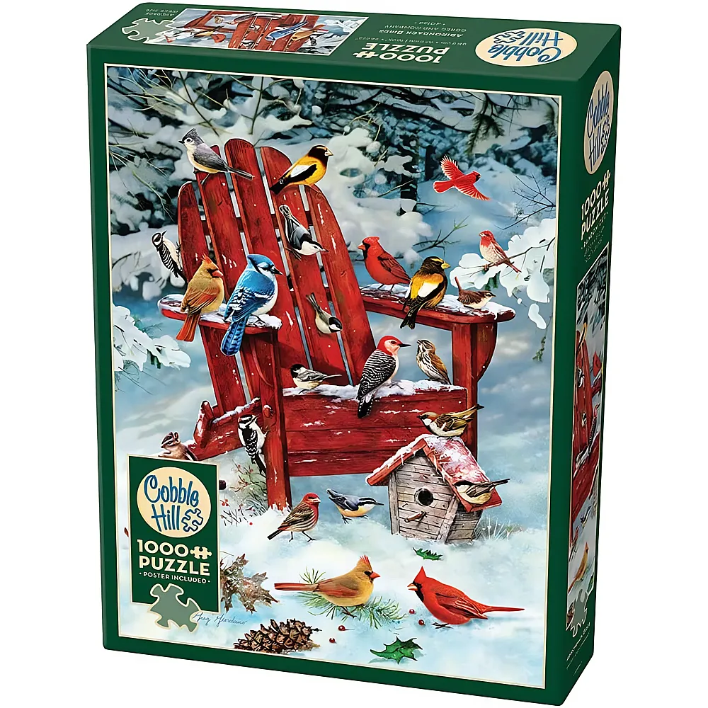 Cobble Hill Puzzle Adirondack-V�gel - 1000 Teile