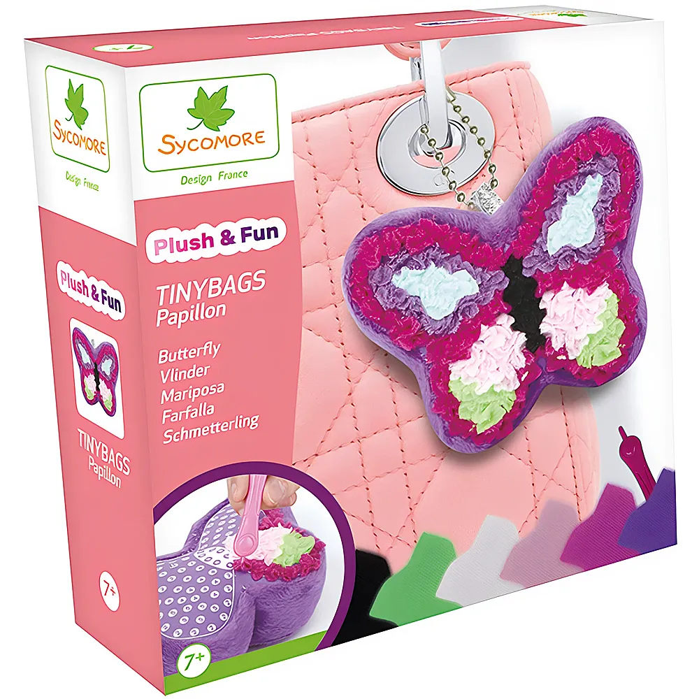Sycomore Plush & Fun Tinybags Schmetterling | Bastelsets