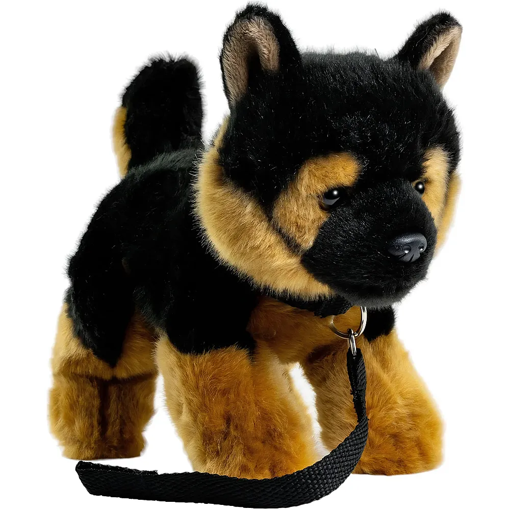 Carl Dick Chiot berger allemand avec laisse - 21 cm