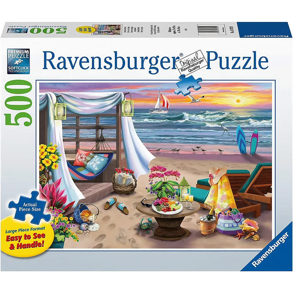 Ravensburger Puzzle Cabana Retreat 500Teile
