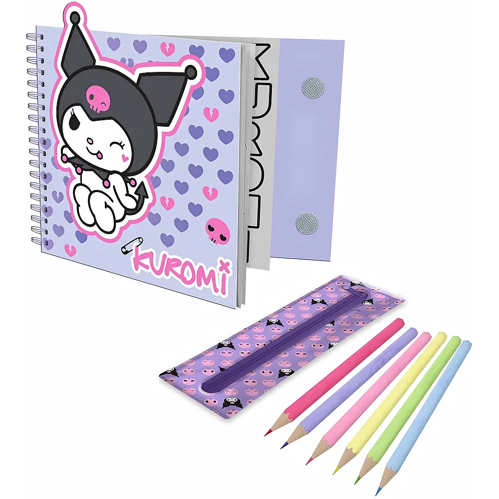 Kids Licensing Hello Kitty Kuromi Malbuch 28x25x2cm