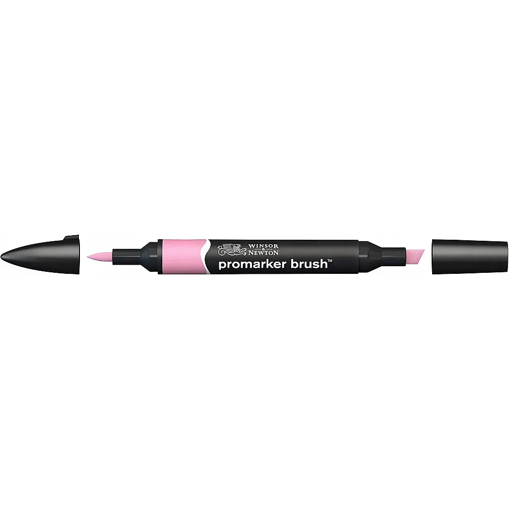meinspielzeug - Winsor & Newton Promarker Brush mit 2 Spitzen Rosenrosa | Farbe & Kreide