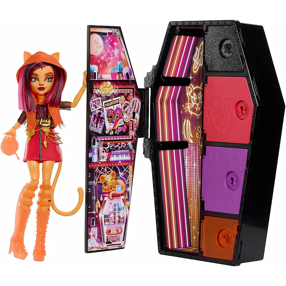 Mattel Monster High Skulltimate Secrets Toralei Stripe Puppe