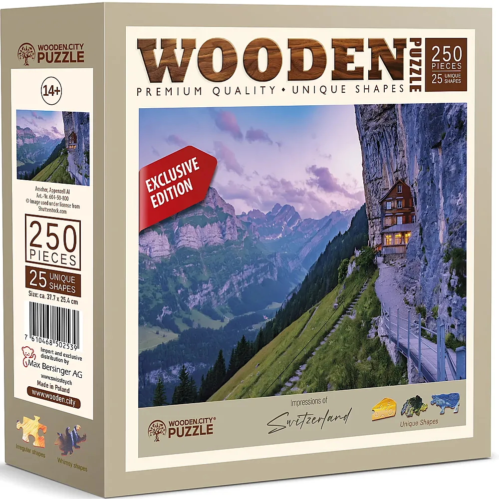 Wooden City Puzzle Aescher 250Teile