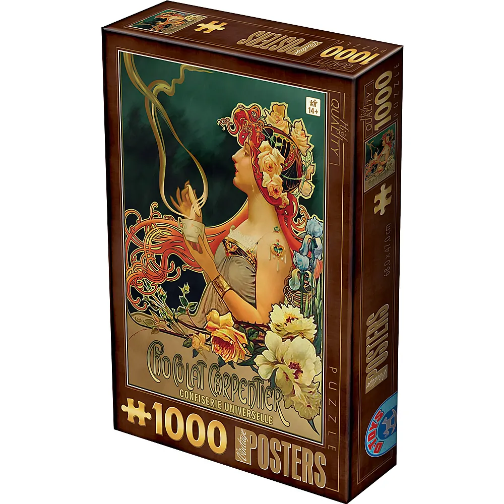 DToys Puzzle Vintage Posters - Chocolat Carpentier - 1000 Teile