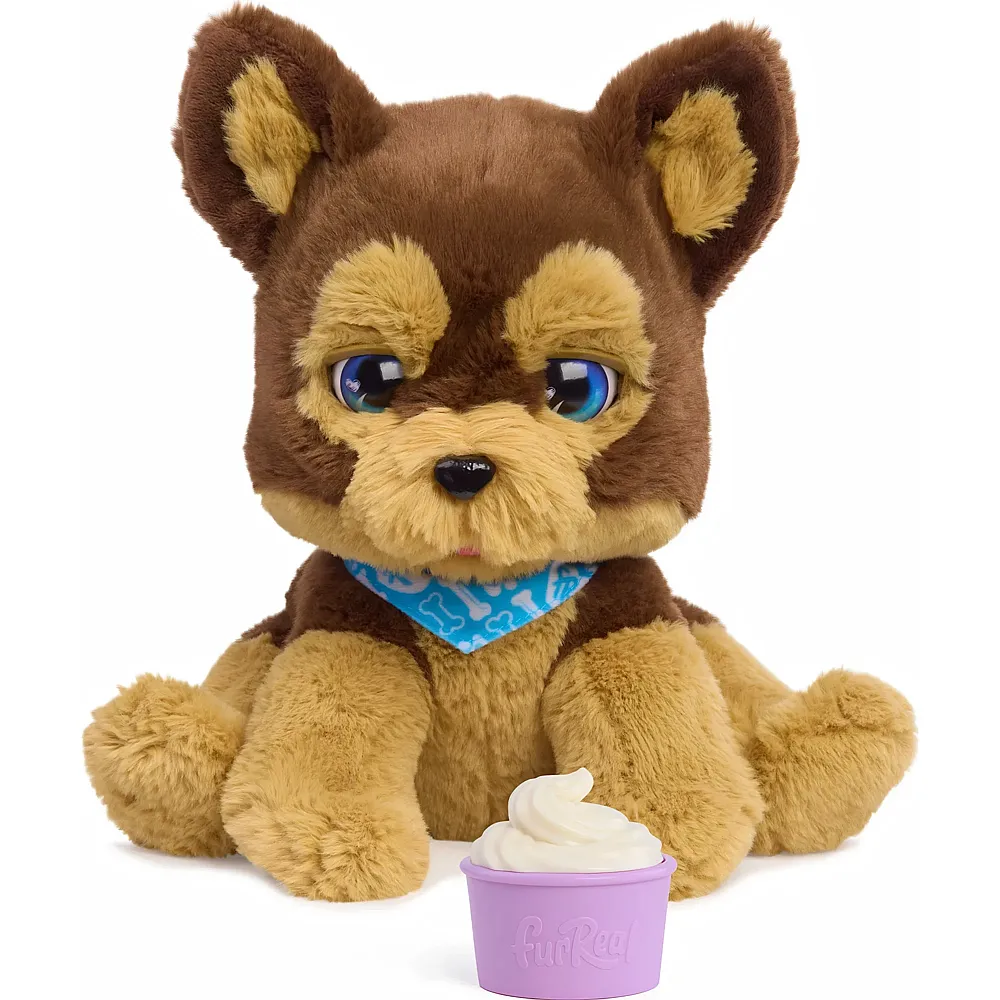 FurReal Hund Benny Kiss & Cuddle Pup mit Bewegungs- und Soundfunktion