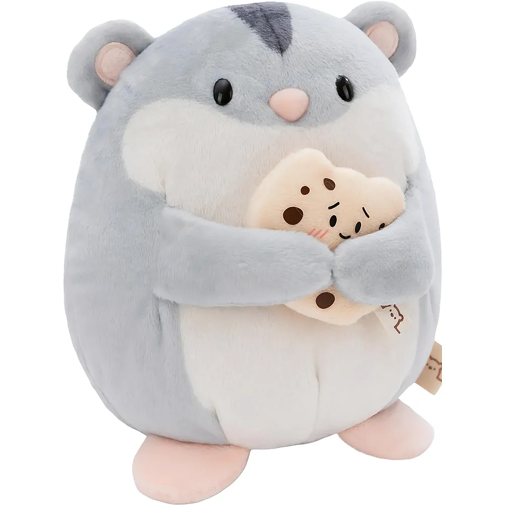 meinspielzeug - Nici mymochi Hamster Shai mit Keks 16cm | Bauernhoftiere Plsch