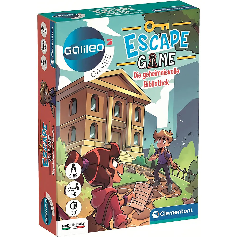 Clementoni Galileo Escape Game - Die geheimnisvolle Bibliothek