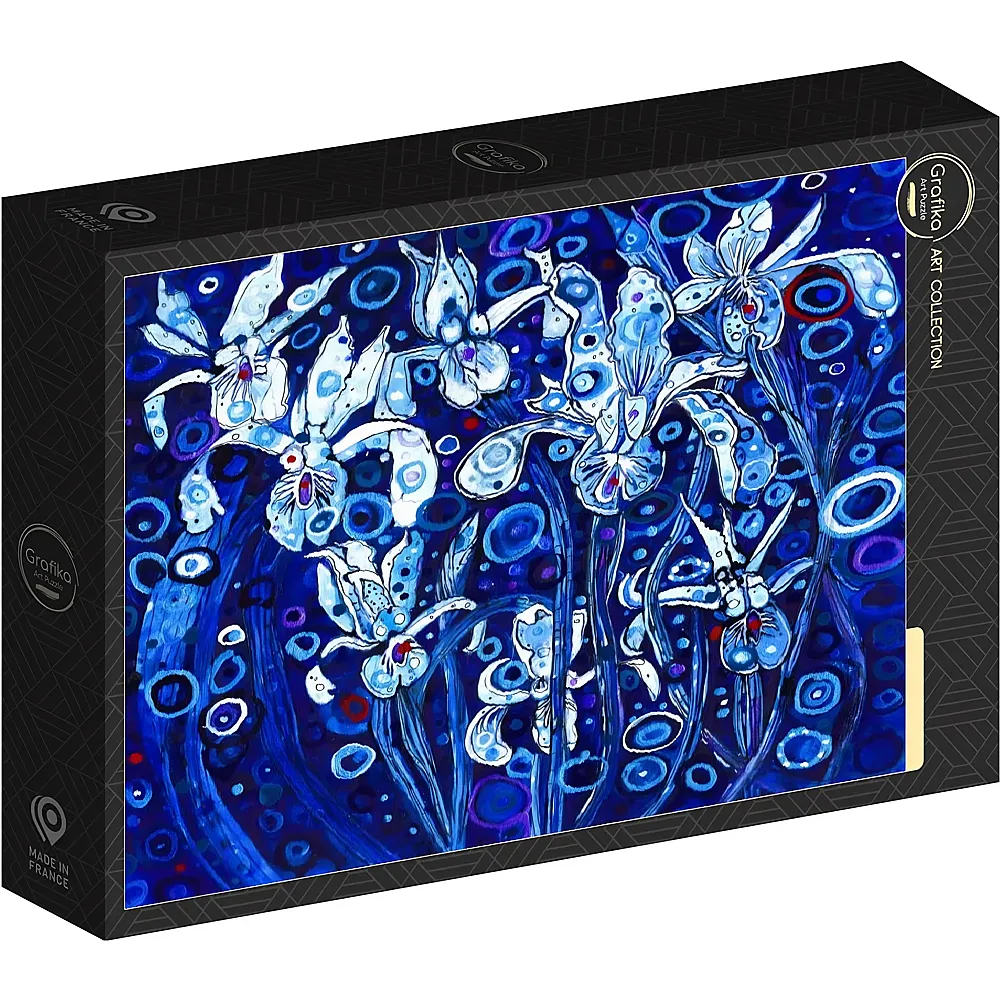 Grafika Puzzle Art Collection Sally Rich - Blue Iris - 1000 Teile
