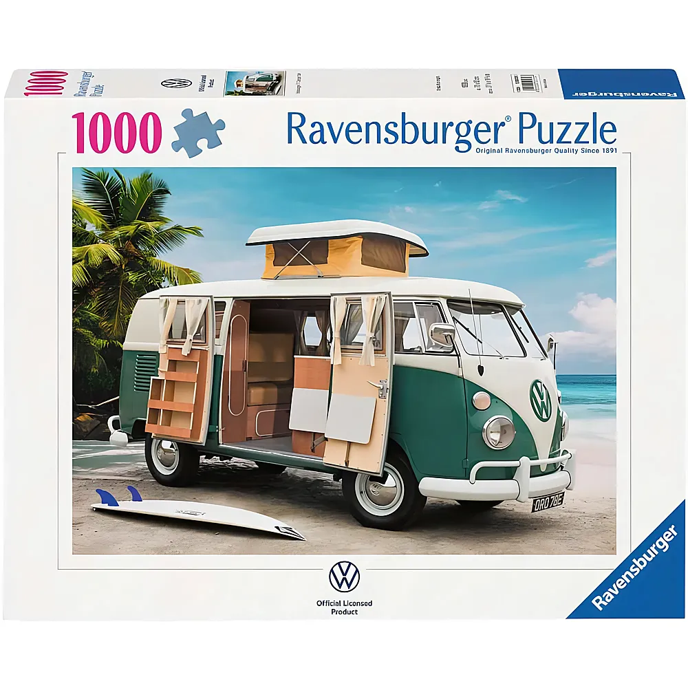 Ravensburger Puzzle VW Volkswagen T1 Camper Van 1000Teile