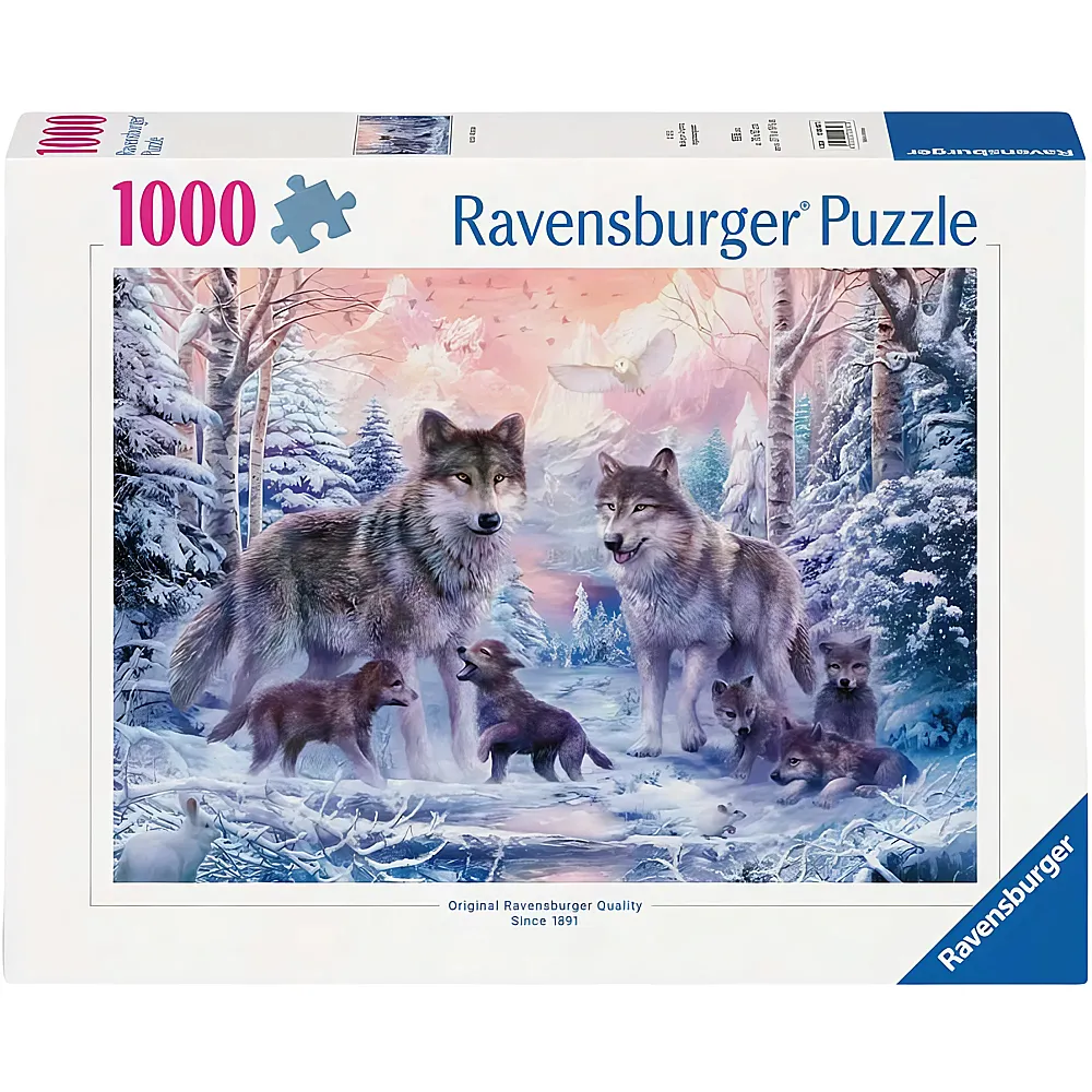 Ravensburger Puzzle Arktische W�lfe - 1000 Teile