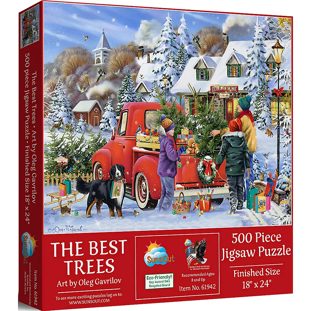 SunsOut Puzzle The Best Trees - 500 Teile