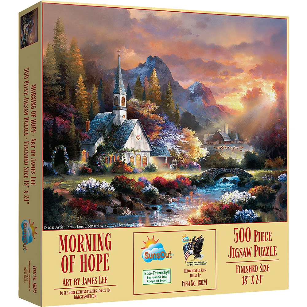 SunsOut Puzzle James Lee Morning of Hope - 500 Teile