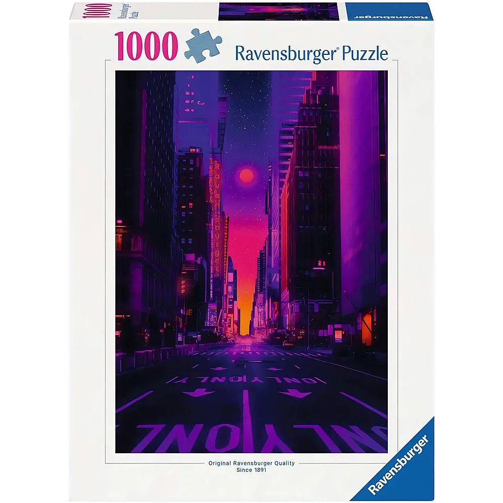 Ravensburger Puzzle New York in Neon - 1000 Teile