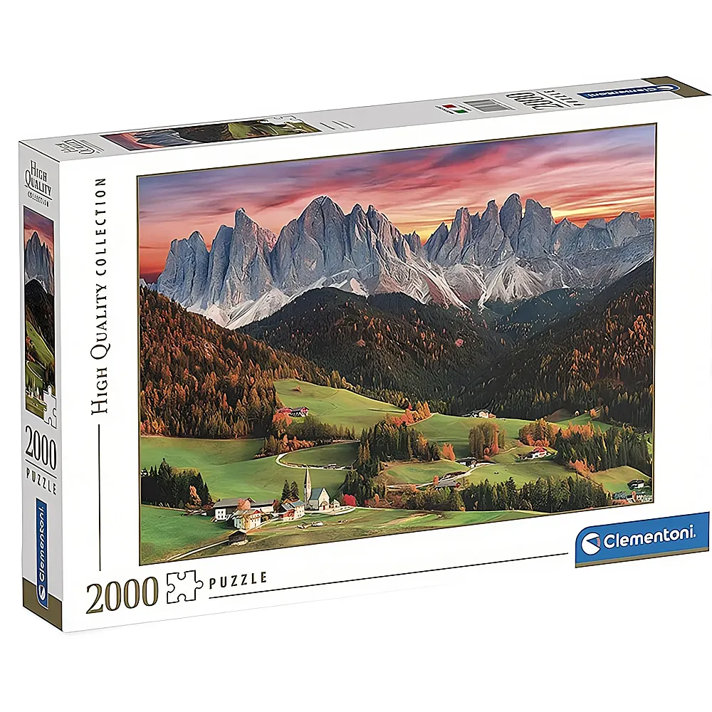 Clementoni Puzzle High Quality Collection Val di Funes 2000Teile