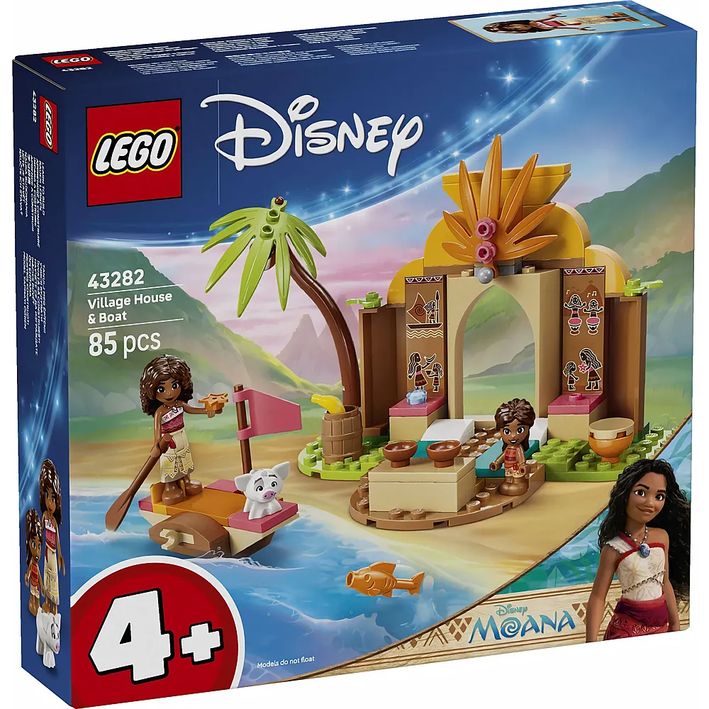 LEGO Disney Princess Vaianas H�tte und Boot 43282
