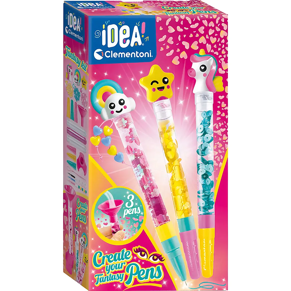 Clementoni Idea Deine Stift-Kreationen - Fantasy