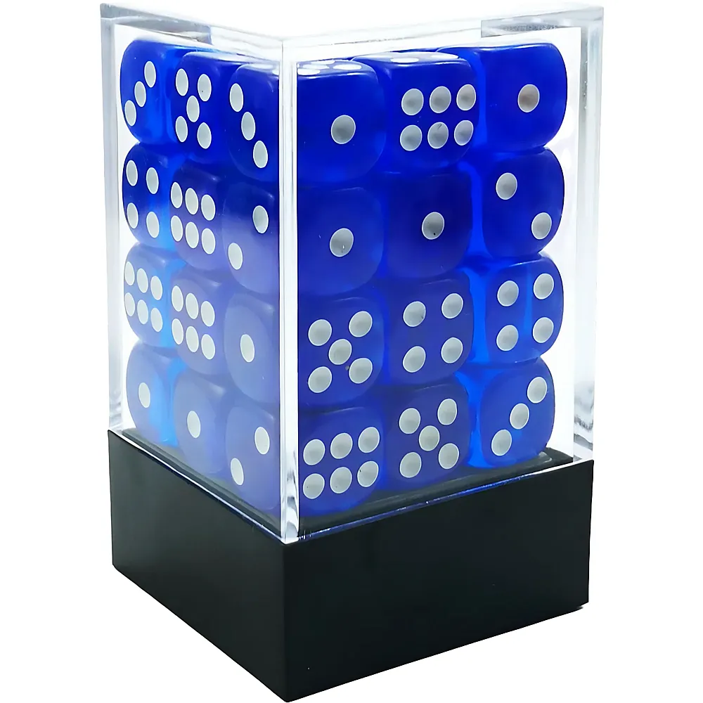 Bescon W�rfel 12mm in Box Blau - 36 Teile - Spielezubeh�r