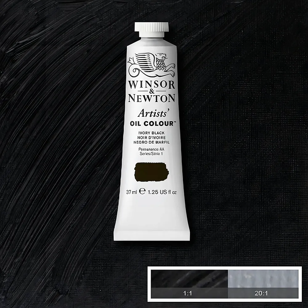 meinspielzeug - Winsor & Newton W&n Artists' lfarbe 37ml Tube Elfenbeinschwarz
