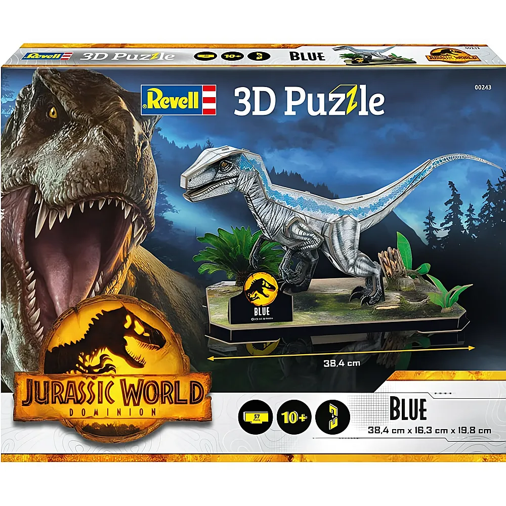 Revell Puzzle Jurassic World Dominion Theraosaurus Blue 57Teile