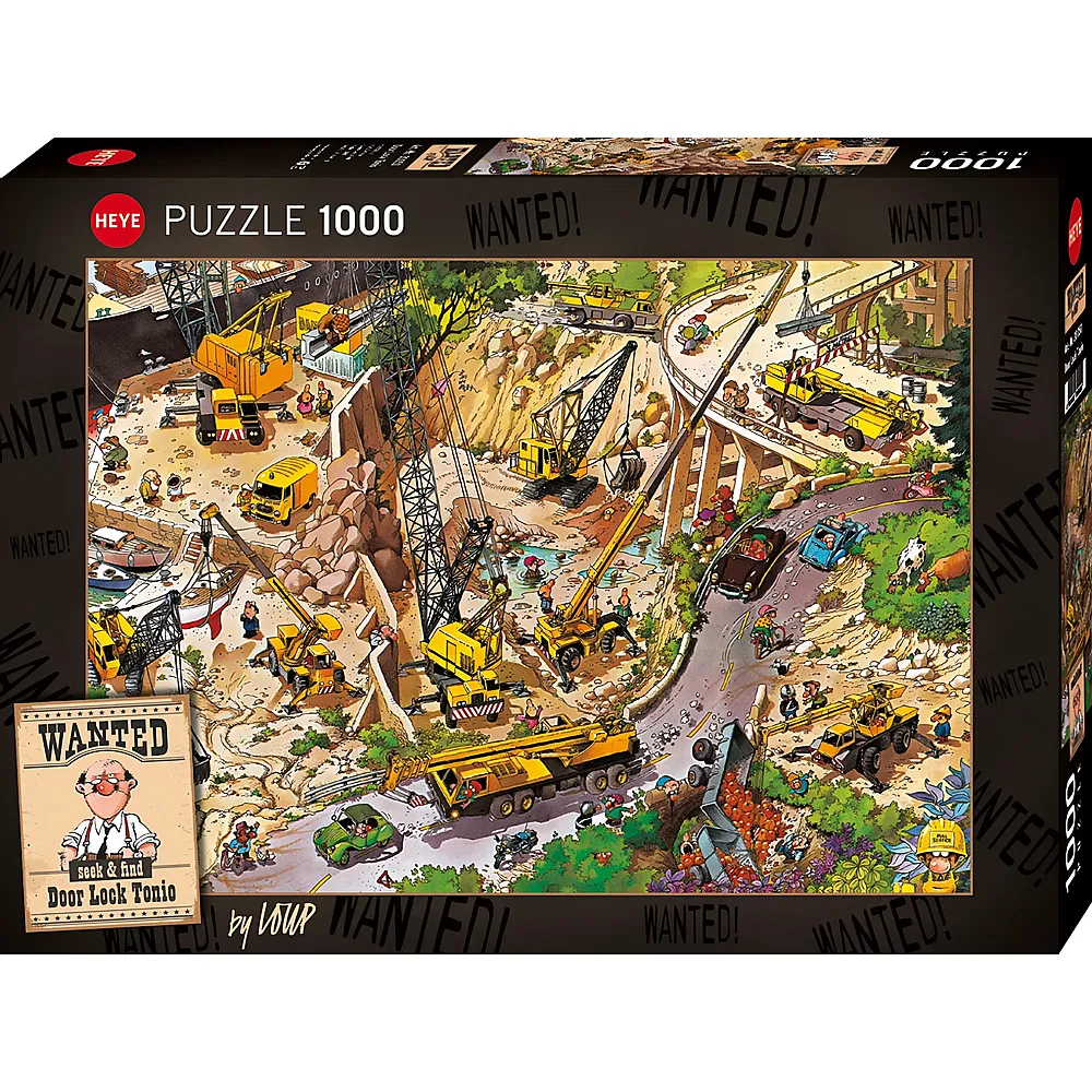 Heye Puzzle Door Lock Tonio - 1000 Teile