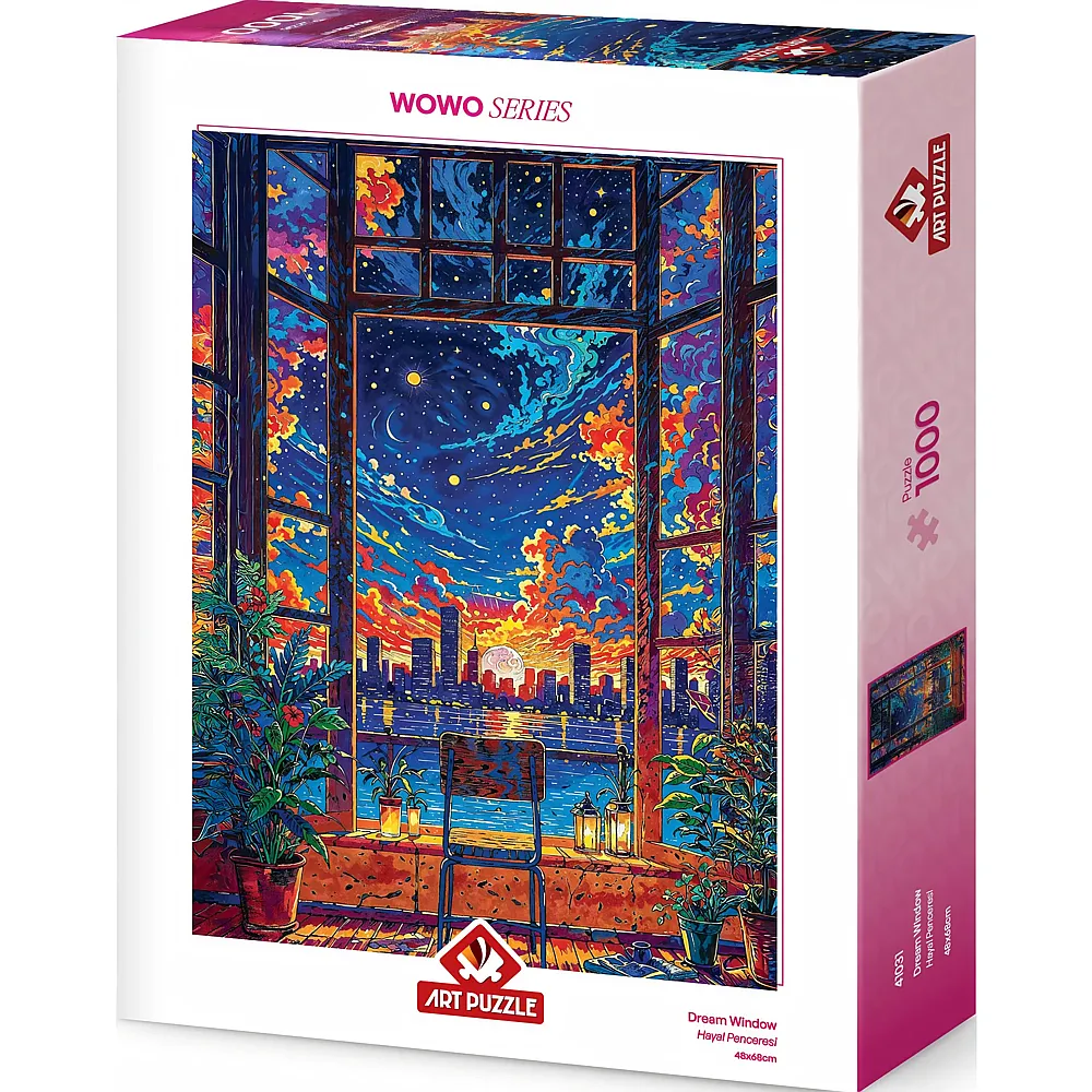 Art Puzzle Wowo Series Traumfenster - 1000 Teile