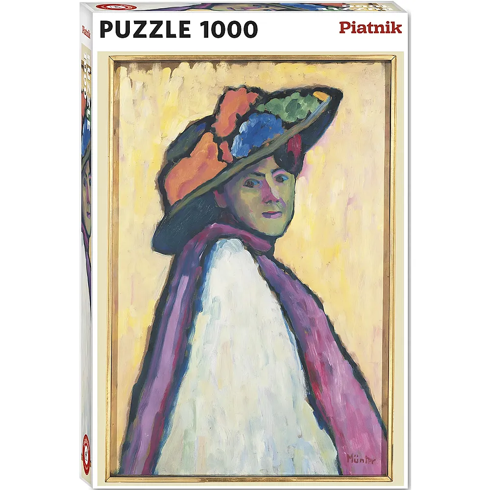Piatnik Puzzle Mnter - Bildnis Marianne von Werefkin 1000Teile | Puzzle 1000 Teile