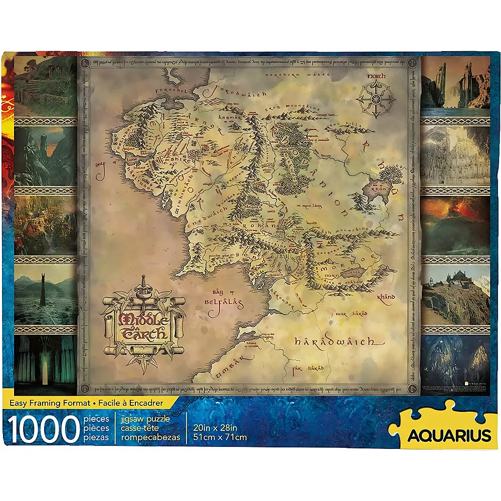 Aquarius Puzzle 1000 Teile Lord of the Rings
