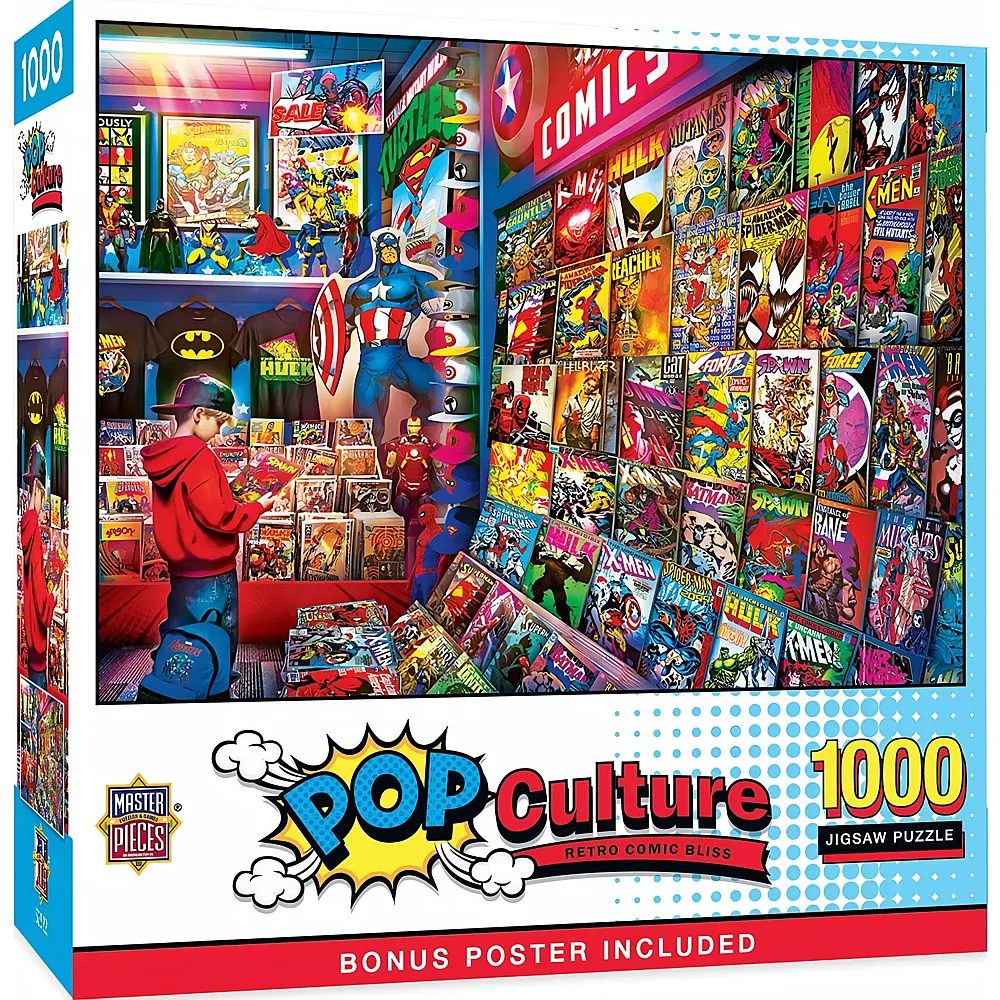 Master Pieces Puzzle Pop Culture Comic-Nostalgie - 1000 Teile