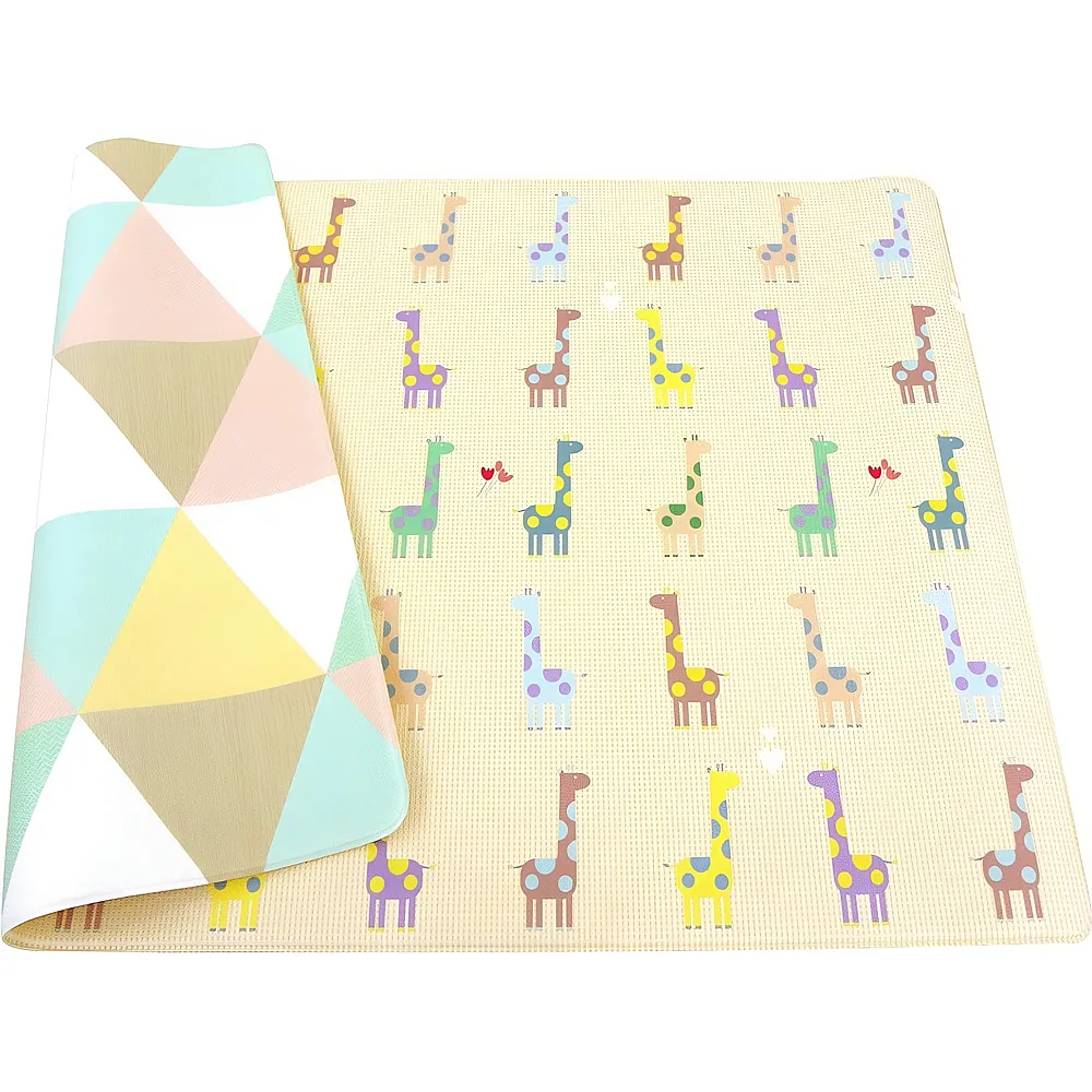 BABY CARE Spielmatte Giraffe in Love - 125 x 185 cm