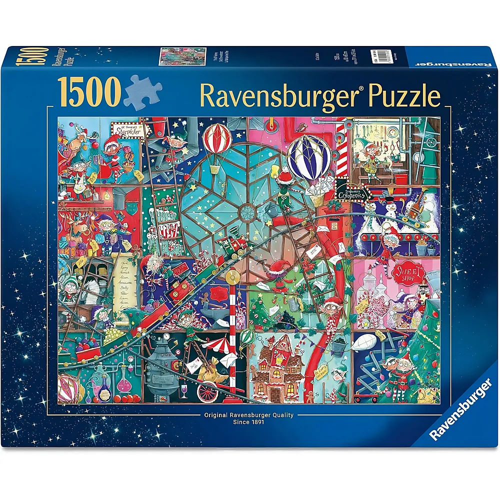 Ravensburger Puzzle Die Elfenfabrik - 1500 Teile