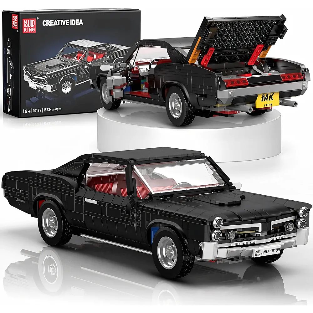 meinspielzeug - Mould King Creative Idea Sportwagen Vintage-Cabrio 10199 | Klemmbausteine Fahrzeuge