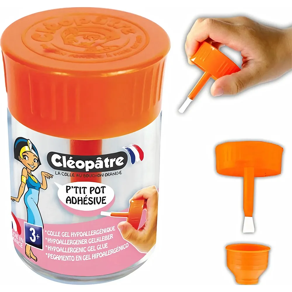 Cleopatre P'tit Pot Hypoallergenic Adhesive 50gr With Integrated Brush - Suche