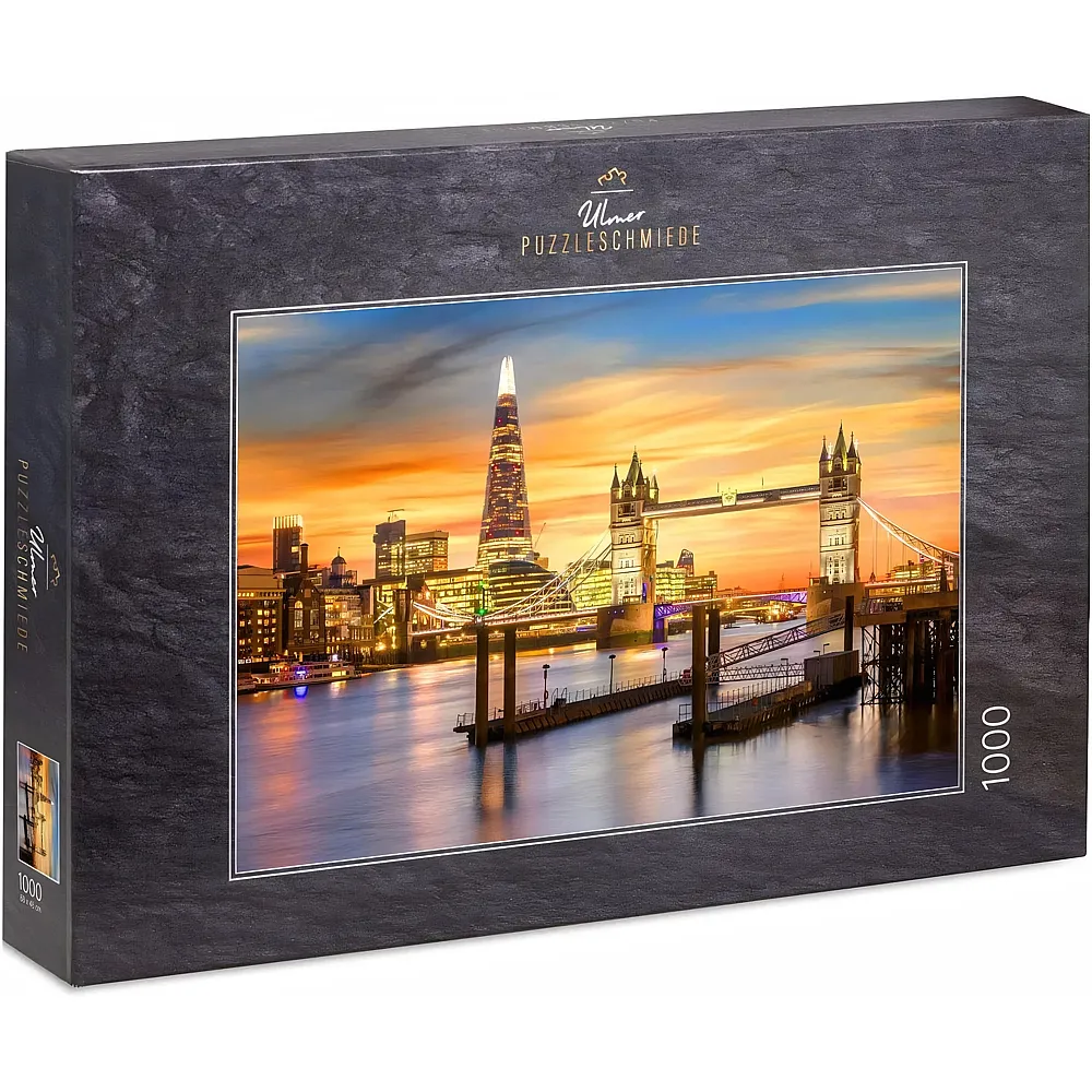 Ulmer Puzzleschmiede London Centuries - Das abendliche London - 1000 Teile
