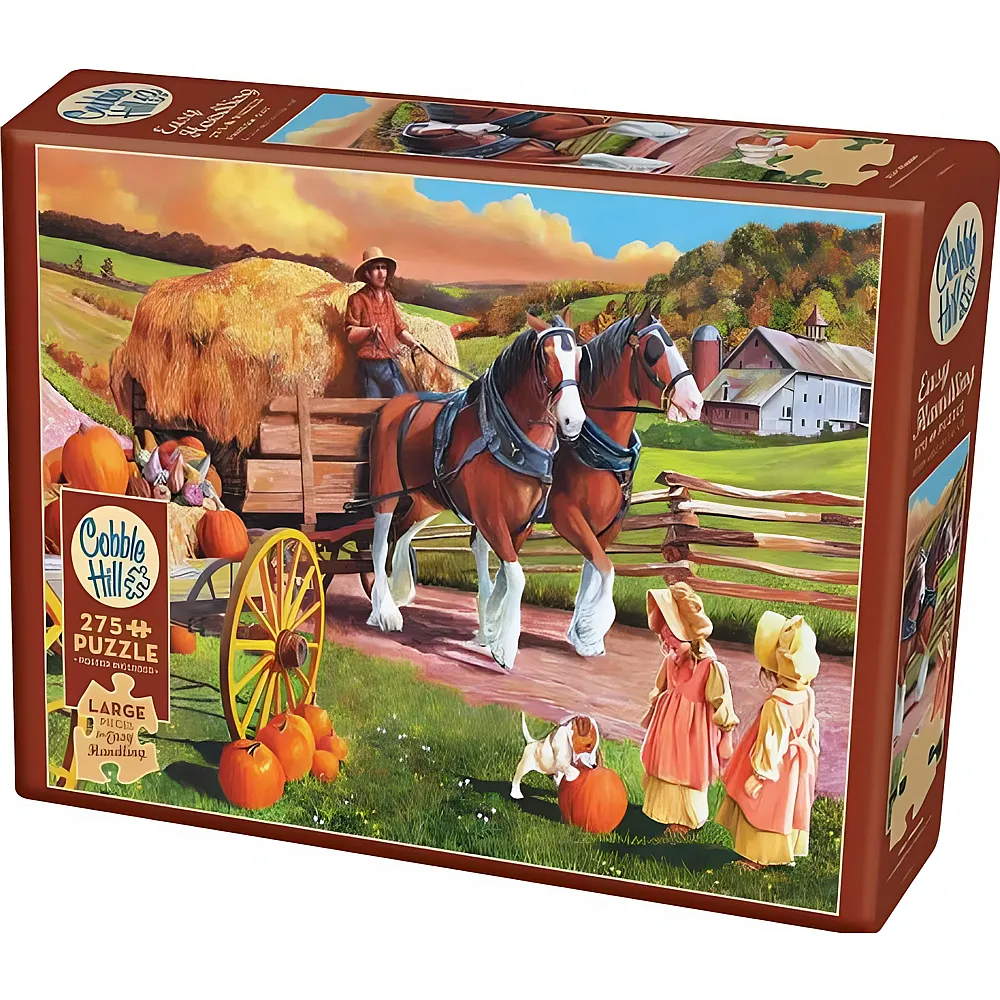 Cobble Hill Puzzle 275 Teile XXL Teile - Hay Wagon