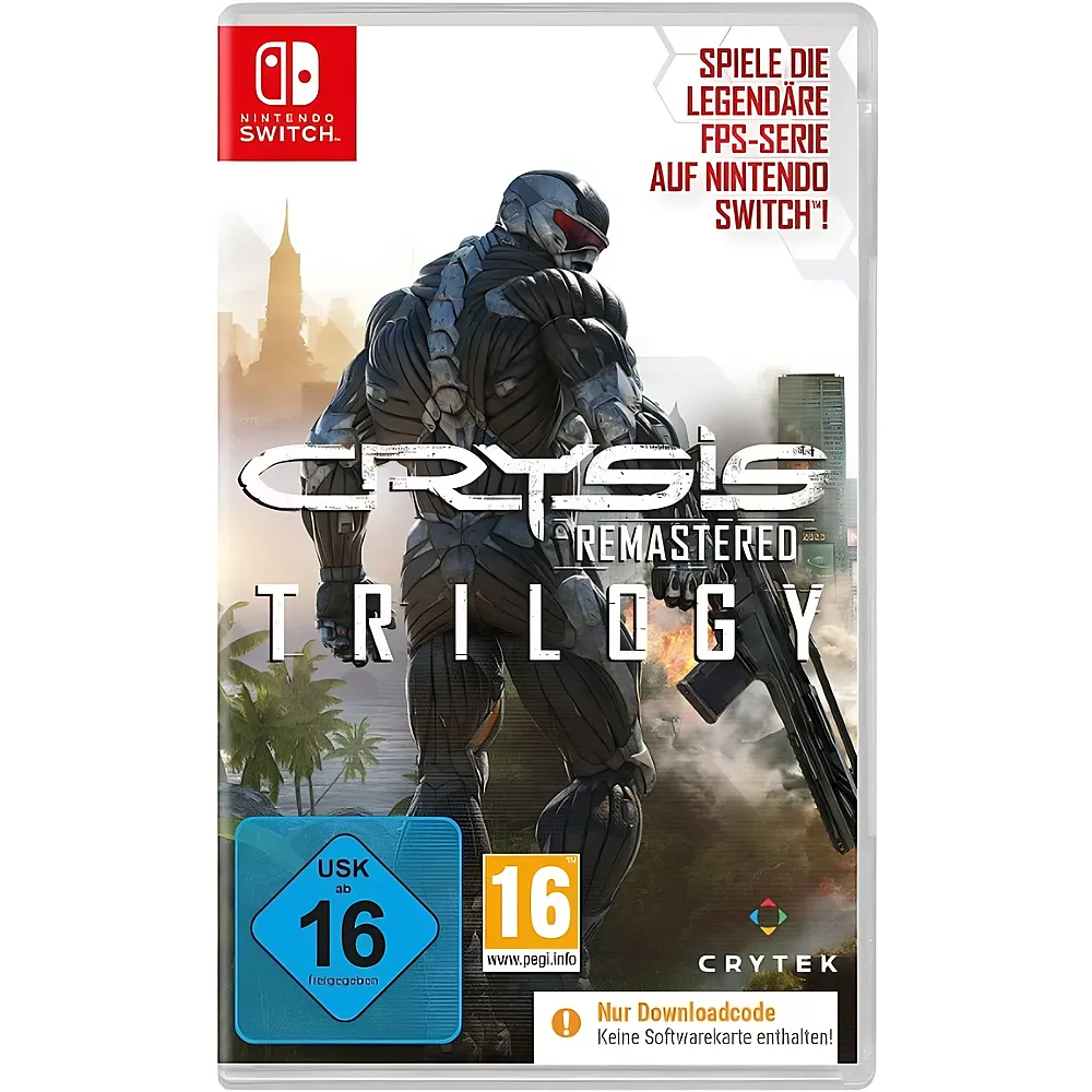 Crytek Switch Crysis Remastered Trilogy