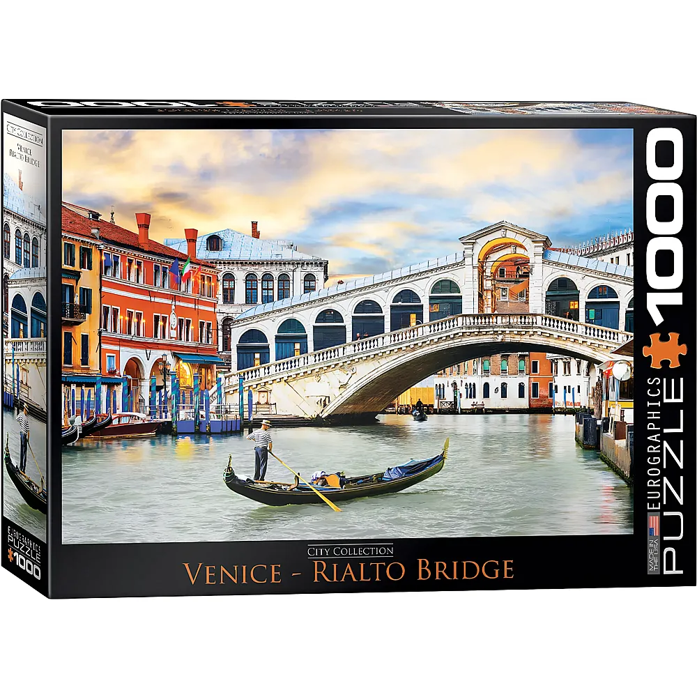 Eurographics Puzzle Rialto Br�ck - Venedig - 1000 Teile | Puzzle 1000 Teile