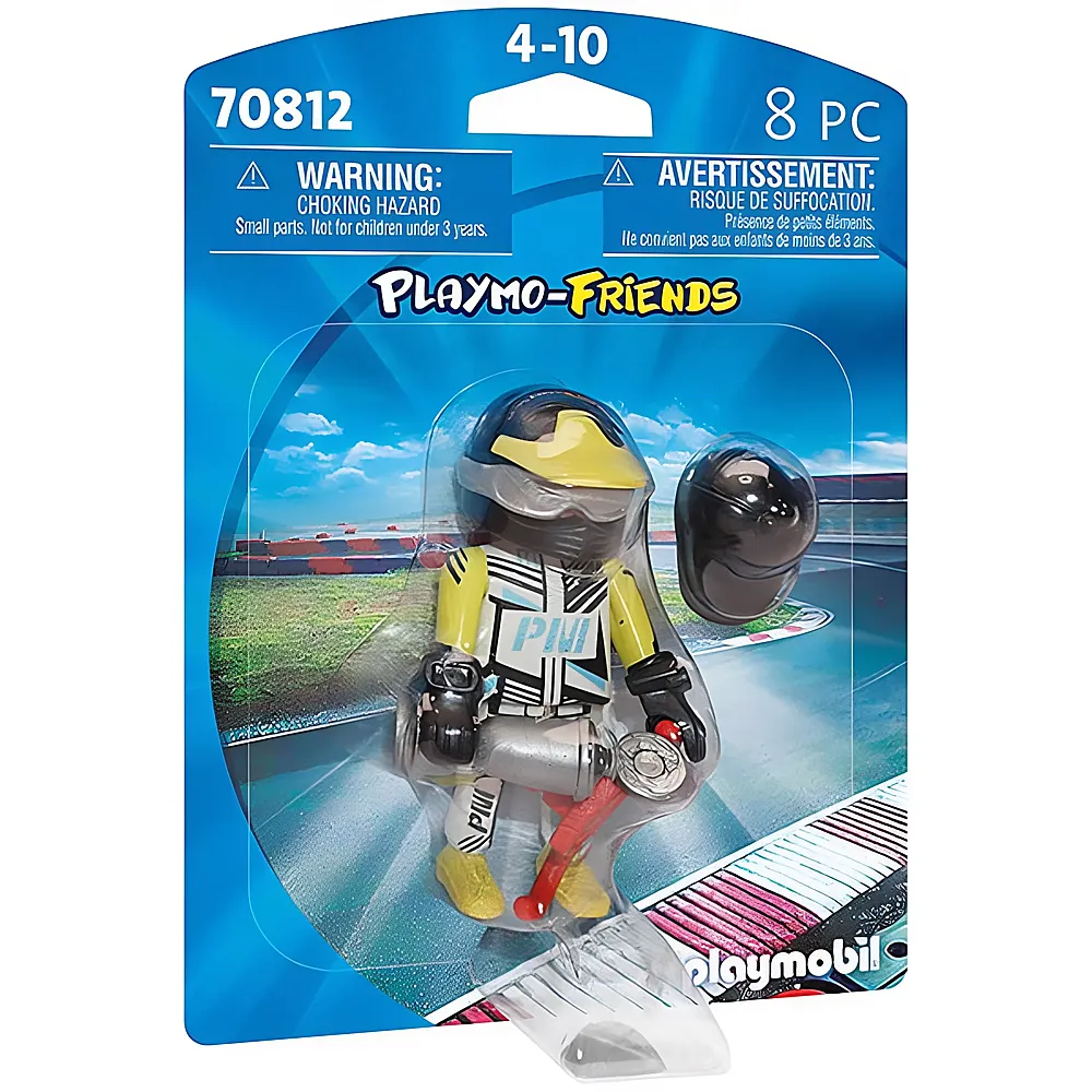 PLAYMOBIL Playmo-Friends Rennfahrer 70812