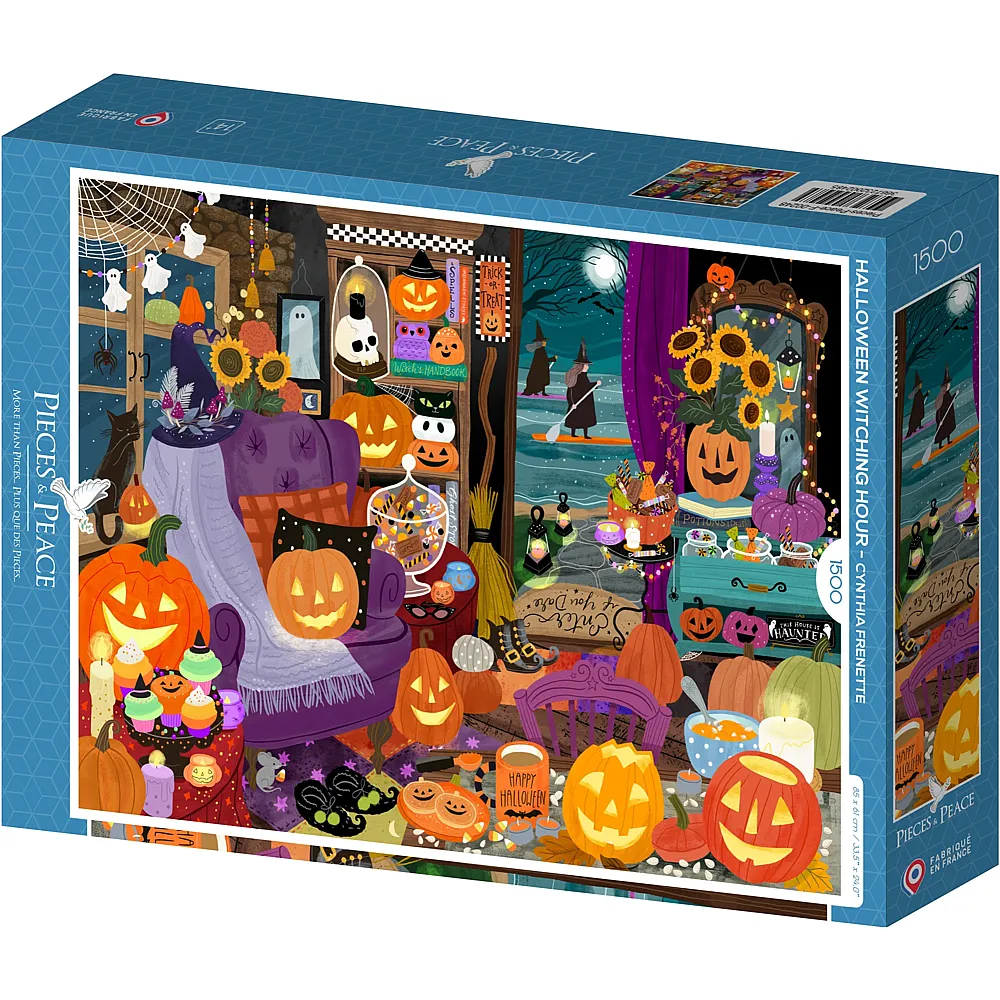 Pieces & Peace Puzzle Cynthia Frenette Halloween-Hexenstunde 1500Teile