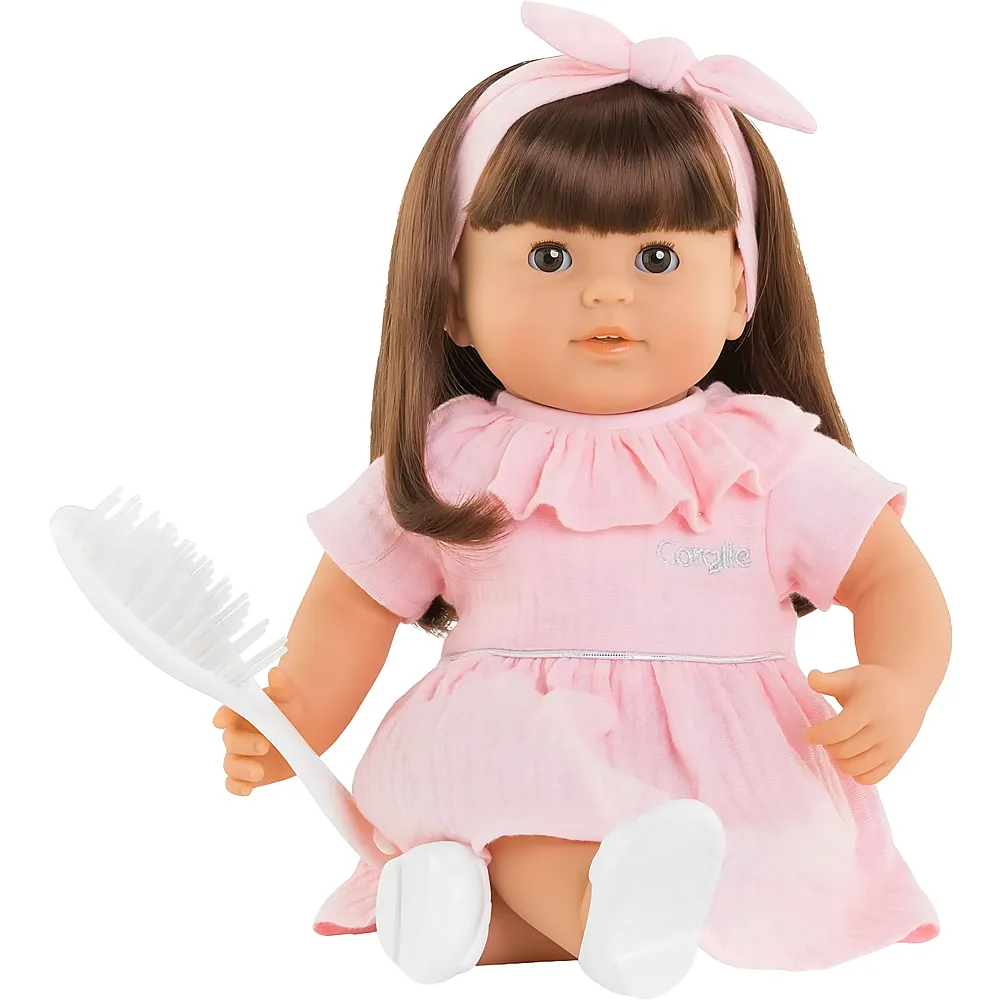 Corolle Mon Grand Poupon Weichk�rperpuppe Julie mit langem braunen Haar 36cm