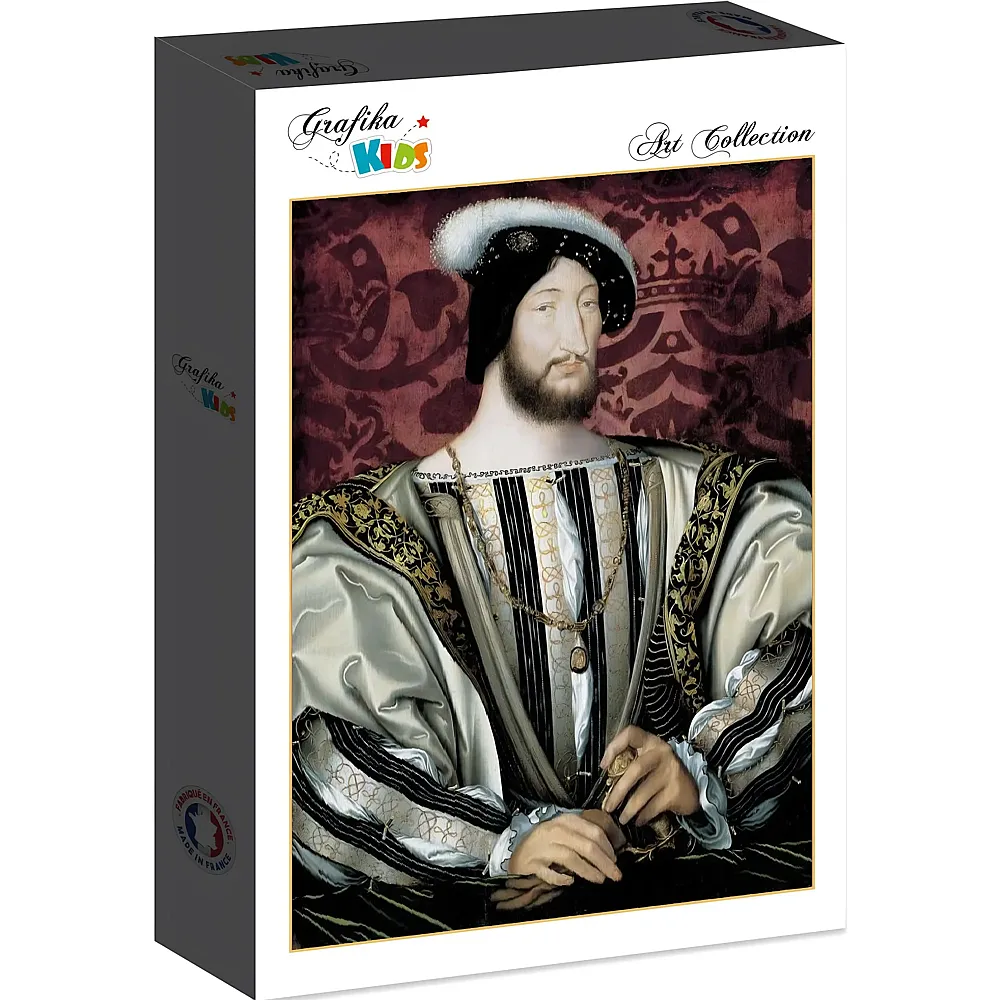 Grafika Puzzle Art Collection Jean Clouet Grafika Kids Franois Ier's Portrait, King of France, 1530 - 12 Teile