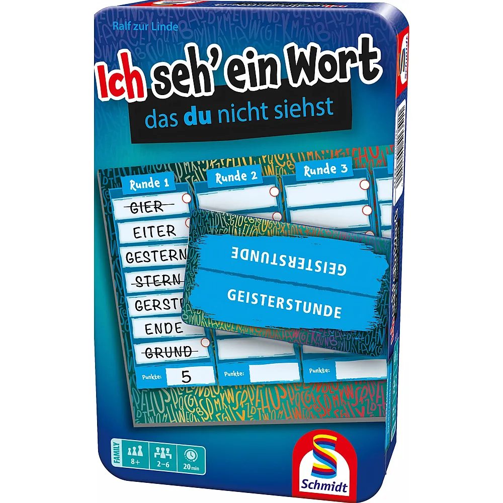 Schmidt Spiele Ich seh' ein Wort in Metalldose