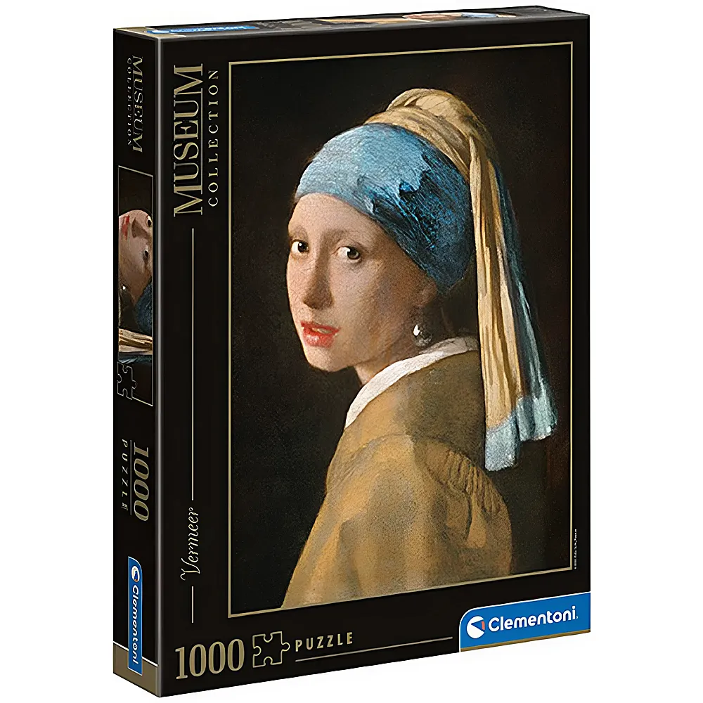 Clementoni Puzzle Museum Collection Girl with pearl earring 1000Teile