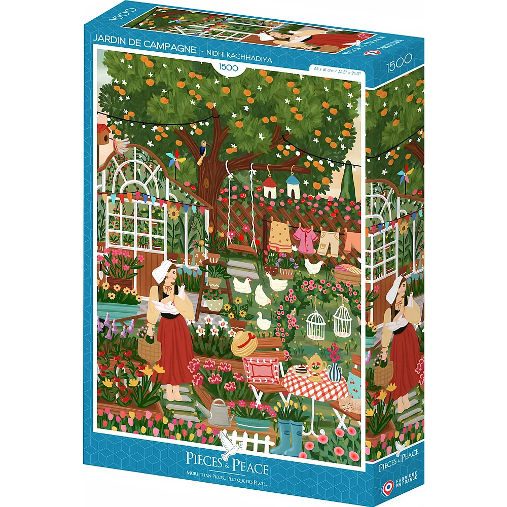Pieces & Peace Puzzle Nidhi Kachhadiya Cottage Garden - 1500 Teile