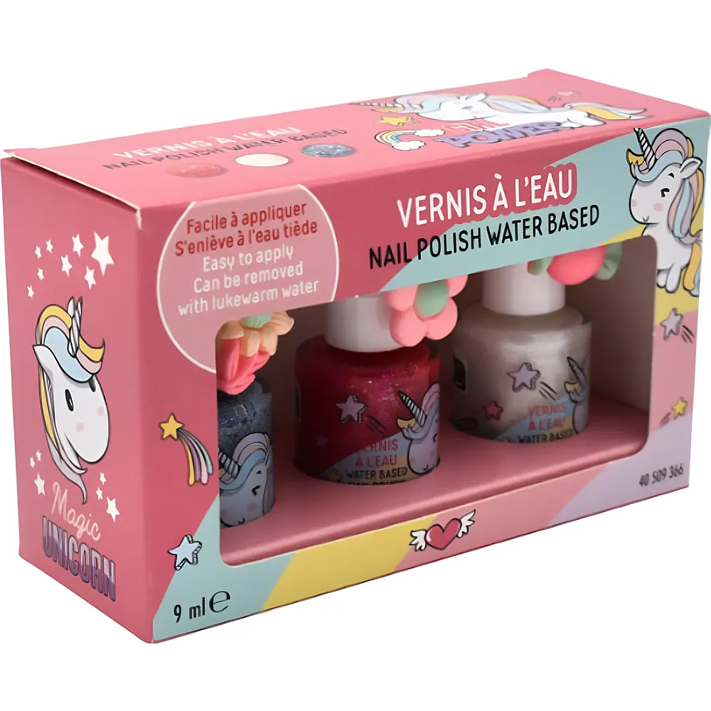 Take Care Einhorn Nagellack-Set 3 Stk. � 9ml