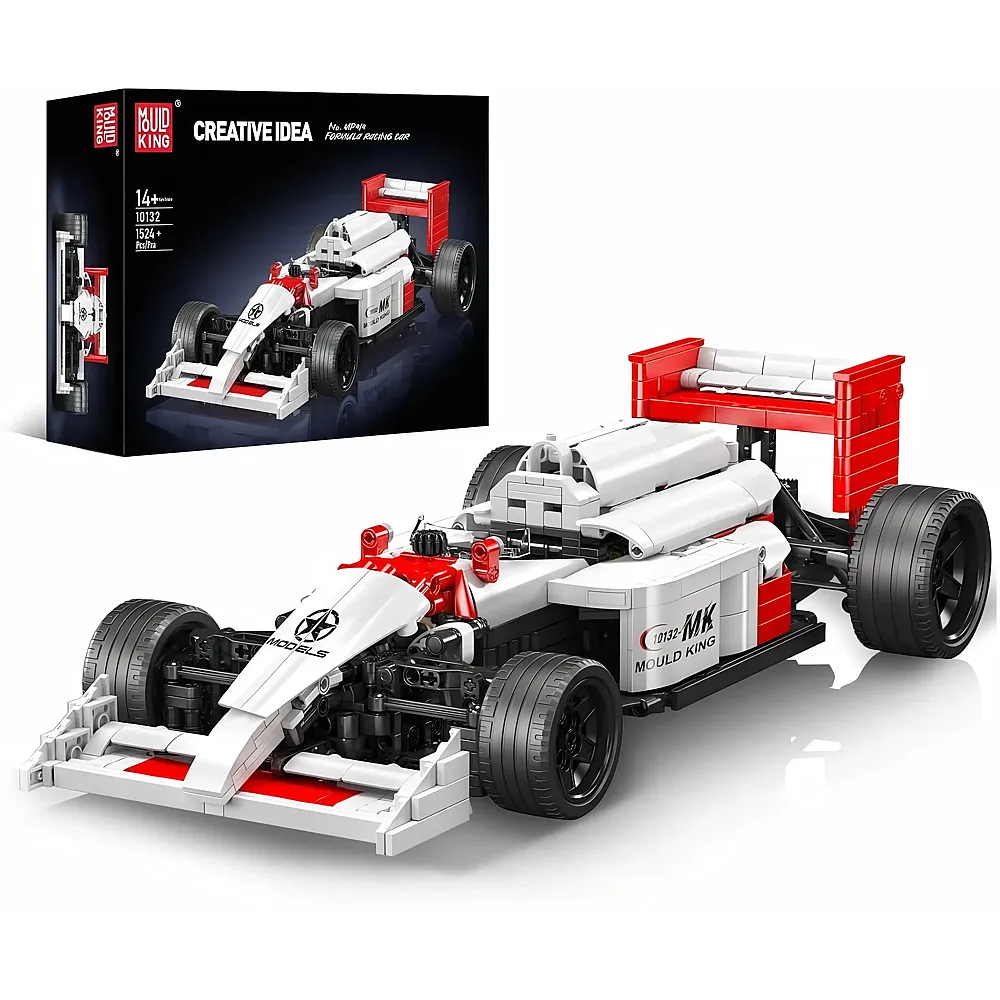 meinspielzeug - Mould King Creative Idea Rennwagen MP 4/4 f�r Motorsport-Fans 10132 | Klemmbausteine Fahrzeuge