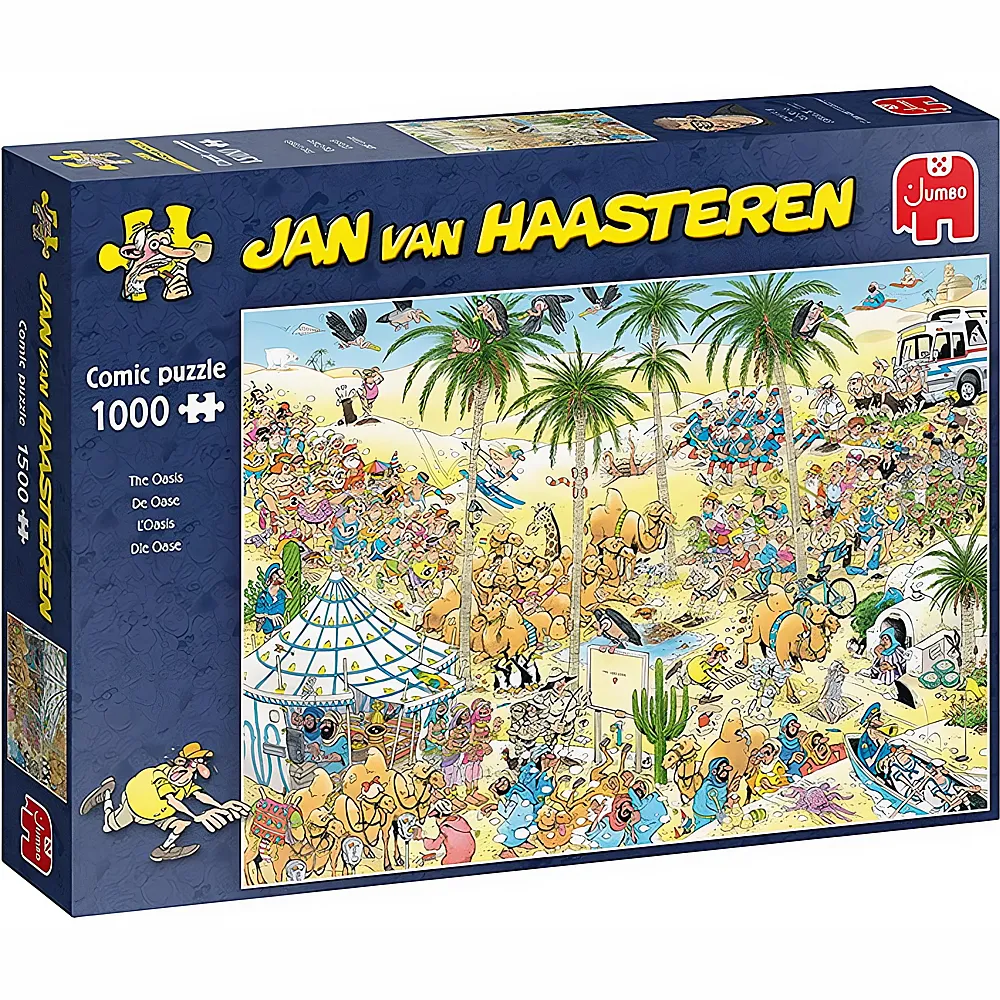 Jumbo Puzzle Jan van Haasteren The Oasis 1000Teile